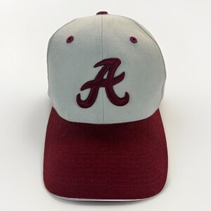 Alabama Crimson Tide Hat Men Cap White Red Nike Team 7 7/8 Fitted Baseball Sport